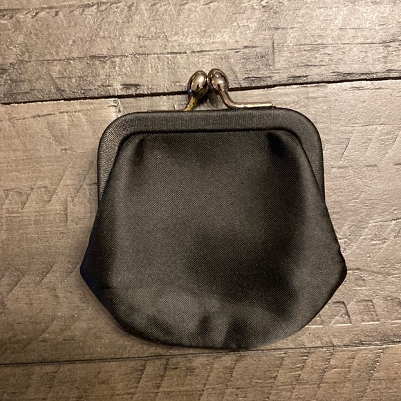 Ann Taylor 100% Silk and Sequins Evening Satchel with Coin Purse - Picture 6 of 7